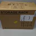 Dresser with Hanging Rack, 4 Drawers Small Closet for Bedroom, Reversible Fabric Kids Chest of Drawers with Clothes Rack, Tall Storage Tower, Sturdy Frame, Black, 44''H