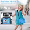 for Revvl Tab 2 Case (2025), EVA Shockproof Tablet Cover with Stand Handle Shoulder Strap,for Tmobile Revvl Tab 2 Tablet Case 10.1'' -Blue