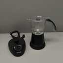IMUSA 6 or 3 Cup Electric Espresso Maker Black Coffee Machine for Cuban Coffee, Moka and Espresso Drinks
