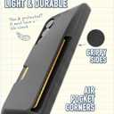 Smartish Galaxy S24 Plus Wallet Case - Wallet Slayer Vol. 1 [Slim + Protective] Credit Card Holder - Drop Tested Hidden Card Slot Cover Compatible with Samsung Galaxy S24+ - Black Tie Affair