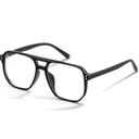 livho Vintage Aviator Blue Light Blocking Glasses, Fashion Oversized Frames for Eye Strain Relief, Unisex Design