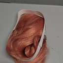 Akstore 28 inch Fashion Wigs Long Wavy Curly Hair Cosplay Wig (Grey Pink)