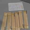 6 Pack 9 Inch Wood Easels, Tabletop Painting Easel Stand for Canvas, Photo & Sign Display - Portable Tripod Art & Craft Easels for Kids and Adults