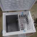 Frigidaire Chest Deep Freezer, 2.0 Cu. Ft. Capacity, Adjustable Thermostat-Removable Vinyl Coated Wire Basket-Easy Defrost Drain- Garage Ready- Pearl White