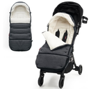Momcozy Stroller Footmuff Universal | Easily Attaches to Most Strollers | UltraPlush,WeatherProof Stroller Sleeping Bag | Deluxe Warm Stroller Bunting Bag | Extendable Cover Winter | AdjustBuckle