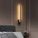 Aipsun Battery Operated Wall Sconces,Wireless Wall Light with Remote Control Rechargeable Black Battery Wall Sconce 350Rotate,Dimmable LED Wall Lights for Living Room,Bedroom (3000K)
