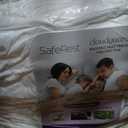 SafeRest CloudGuard - King Size Hybrid Mattress Protector & Pad (Extra Padded) - Waterproof Quilted Pillow Top Mattress Cover - Thick, Plush & Fitted Mattress Topper for Bed