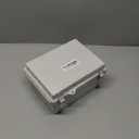 YETLEBOX Outdoor Waterproof Electrical Box Junction Box Weatherproof IP67 ABS Plastic Enclosure Switch Router Project Box Electronics DIY Enclosure With Mounting Plate Wall Bracket Grey 8.6"x6.6"x4.3"