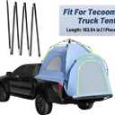 Tecoom Truck Tent Poles Replacement Fiberglass for Upgrade Gray 5.5-5.8FT Tent, 153.54 in, 1 Pack