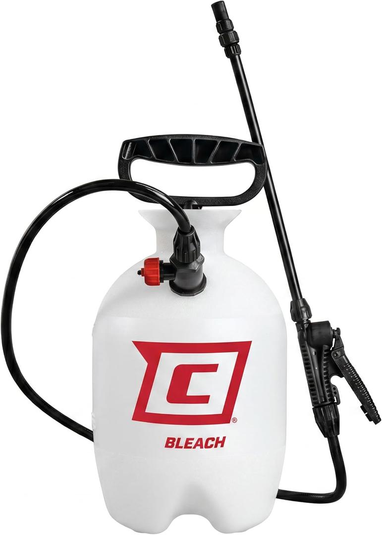 CHAPIN 20075 1-Gallon Bleach Pump Sprayer for Cleaning & Disinfecting