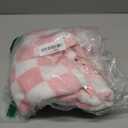 Yurhap Checkered Baby Blanket for Girls Pink Fleece Baby Blankets for Girls Boys, Warmer Comfort Lightweight Bed Blanket for Toddlers Infants or Newborn, 30''x40'', Pink