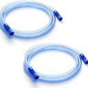 Extended Suction Connection Tube, 6.5 Feet Hose Tubing Replacement Flexible & Durable, Compatible with 9mm Standard Connector Devices 2 Pcs