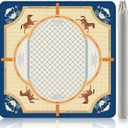 American Mahjong Mat 31.5"x31.5", 3mm Thick Non-Slip Rubber Mat