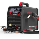 YESWELDER MIG-250 PRO Aluminum MIG Welder, 250Amp 220V Advanced Digital Display, MIG/Pulsed MIG/Flux Core/Aluminum MIG/Lift TIG/Stick 6-In-1 Multiprocess Welding Machine, Spool Gun Compatible