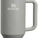 STANLEY Quencher H2.0 Tumbler with Handle and Straw 40 oz | Flowstate 3-Position Lid | Cup Holder Compatible for Travel | Insulated Stainless Steel Cup | BPA-Free | Ash
