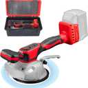 Tile Vibration Tool for Mil-wauke 18V Battery, Handheld Tile Tools Max 25000r/Min, 150W Tile Suction Cup Tool with 8 Speed, Suction Cup, Digital Display for Floor Tile Wall