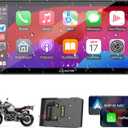 Carpuride W603B Motorcycle Carplay Screen for BMW R1200GS R1250GS S1000XR Motorcycle, 6.3 inch Waterproof Touchscreen, Portable Carplay/Android Auto GPS Navigation for Motorbike