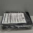 SNTD Dish Drying Rack - Space-Saving Dish Rack for Kitchen Counter, Stainless Steel Dish Drainer with Utensil Holder and Drainboard, 11" W x 15" L (Black)