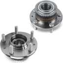 Autoround Pair 512271 Rear Wheel Bearing and Hub Assembly Compatible with Ford Fusion 2006-2012, Mazda 6 2003-2008, Lincoln MKZ 07-12/ Zephyr 06, Mercury Milan 06-11 FWD, 5 Lug w/ABS