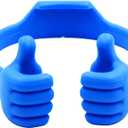 Honsky Thumbs-up Cell Phone Stand Holder,Tablet Stand Cradle for Desk Desktop Smartphone Cellphone Mobile Phone,Tablets - Universal, Adjustable Flexible,Blue