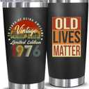 Funny 50th Birthday Gifts for Him,50 Year Old Gifts for Men,50th Birthday Gifts for Men,Mens 50th Birthday Gift Ideas,1976 Birthday Gifts for Man,Dad,Friend,Husband-20 Oz Vintage 1976 Tumbler