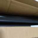 Cordless Light Filtering Mini Blind - 58 Inch Width, 48 Inch Length, 1" Slat Size - Black - Cordless GII Morningstar Horizontal Windows Blinds for Interior by Achim Home Decor