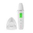 Skin Hydration Tester, Portable Skin Moisturizer Water Oil Tester ,Digital LCD Smart Display Skinly Hydration for Face Care Beauty (White)