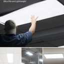Sunco 2x4 LED Flat Panel Light Drop Ceiling Office Fixture, 7700 LM, Selectable Features, 40W/50W/60W, 4000K/5000K/6000K, Dimmable (0-10V), Dustproof ETL 2 Pack