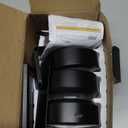 EZVALO Picture Lights for Wall, 2000mAh Rechargeable Battery Magnetic Poster Lights with 3 Color Temps & 12 RGB, Remote Dimmable Timer Painting Light, Wall Decor Light for Art Display, Frame (3 Pack) (Black)