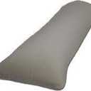 200 Thread Count Cotton Body Pillow Cover & Zippered Pillowcase, 21"x54" - Pillow Protector Comfort in Every Stitch (Grey)