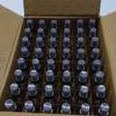 2oz Glass Spray Bottle, Fine Mist Boston Glass Bottles with Black Fine Mist Sprayer Small Clear Bottles for Essential Oils, Bath, Beauty, Hair & Cleaning, Clear, Pack of 48 (2 Ounces)