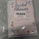 Bridal Shower Invitation Card (4"x6") - Set Of 25 Wedding Invitations With Envelope - Floral Watercolor Flowers Invites For Bridal Shower Party - Engagement Party Supplies - A06