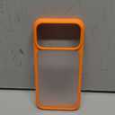 TORRAS Shockproof for iPhone 17 Pro Max Case with Camera Control Button, [12FT Military Grade Drop Protection] Enhanced Grip & Soft Touch Translucent 17 Pro Max Case with DIY Buttons, Neon Orange