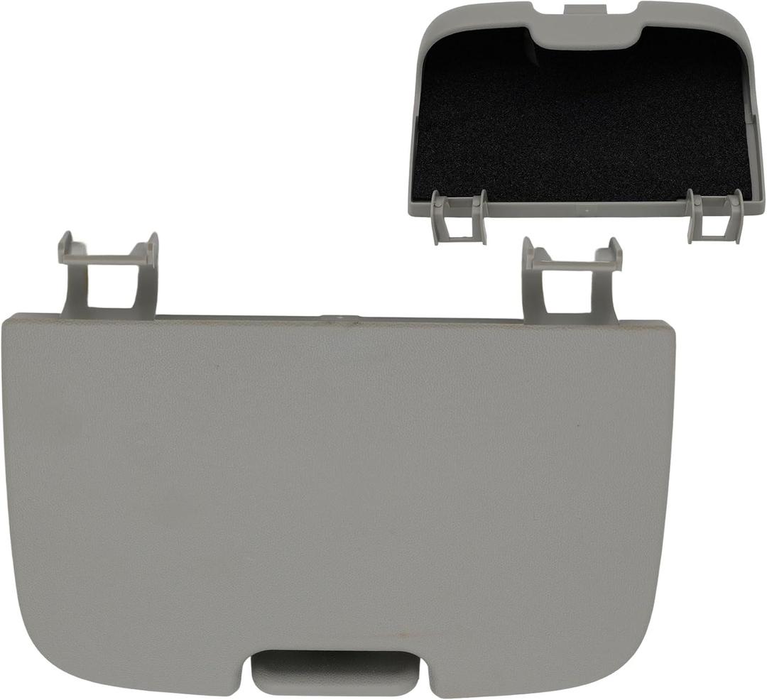 NOVAPARTS Overhead Console Sunglass Holder for 2002-2007 Ford F250 F350 F450 F550 Super Duty Pickup Truck w/Out Sunroof, Roof Sunglass Storage Box Lid 2C3Z-7811586-BAB 2C3Z7811586BAB (Gray)