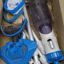 Cordless Handheld Pool Vacuum with Telescopic Pole, Rechargeable Hot Tub SPA Vacuum, 18GPM Powerful Suction, 60Min Runtime, Pools up to 88", Portable Pool Cleaner for Above Ground/Inground Pools