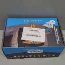 Timjorman 2-Pack Cordless Table Lamps - 5000mAh Rechargeable Battery Operated Desk Lamp, 3-Level Dimmable LED Night Light for Bedroom, Dining, Restaurant - Metal Design (Bronze 2PACK)