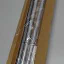 Curtain Rods for windows 32-48 inch, 5/8 inch Decorative Silver Splicing Heavy Duty Metal Curtain Rod set with Brackets