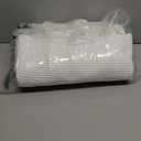 Gentlesoft 100% Cotton Blanket Queen Size for Bed - Breathable and Soft for Spring Summer, Thick Cozy Waffle Weave Blanket Gifts for Women, White, 60x42 Inches Pack of 2