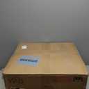 YFO Home Office Desk Chair Office Rubber Casters Ergonomic Computer Chair with Lumbar Support Adjustable Height Rolling Swivel Executive Task Armrests Chair Brown Leather (Mid Back)