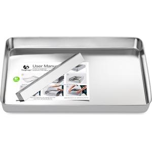 Reusable Litter Tray for Petsafe Scoop-Free Self-Cleaning Litter Box
Durable Stainless Steel, Large Space, Size-Compatible, Odor Control, Easy to Clean, Rust-Proof, Long‑Term Use