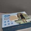 Pilates Bar Kit with Resistance Bands, Multifunctional Yoga Pilates Bar with Heavy-Duty Metal Adjustment Buckle, Portable Home Gym Pilates Resistance Bar Kit for Women Full Body Workouts (Jet Black(20/25/30lbs))