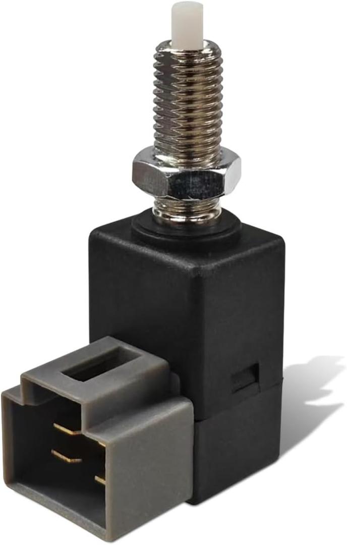 YoRise Car Brake Light Switch Replacement, 4Pin Highly Stable Stop Lamp Switch, 93810-3K000 Car Brake Pedal Switches, Auto Stop Light Switches Parts for Most Models (Black)