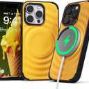 Miak Scoop for iPhone 16 Pro Case, Lightweight, Protective, Compatible with MagSafe for iPhone 16 Pro 6.3”, Black Mango