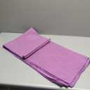 Eunzel Hot Yoga Towel Non Slip Yoga Mat Towel Non-Slip Sweat Absorbent Microfiber Towel for Hot Yoga, Pilates and Workout 72" x 26.5", Purple