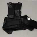 Posture Corrector for Women and Men, Back Support Brace for Neck Shoulder & Upper and Lower Back Pain Relief, Invisible Adjustable Lightweight Posture Corrector Under Clothes(Black, Medium) (M (Waist 30.70"-37.79"))