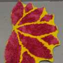 24in Diwali Decorations for Home Floral Rangoli Mat Indian Diwali Lotus Decor Pooja Floral Housewarming Floor Decor Rangoli Mat for Indian Traditional Pooja Festival New Year Entrance Gift (23.62 Inch)