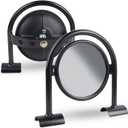 Offroad Side View Mirror Round Convex Glass Mirrors for 1.75" Roll Bars, Heavy-Duty UTV Side Mirrors for Polaris RZR, SxS, Dune Buggy Easy Install, Universal Fit.