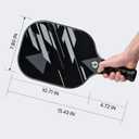 niupipo Pickleball Paddles Set of 2/4, USAPA Approved Lightweight Pickleball Rackets, Durable Fiberglass Surface with Polypropylene Honeycomb Core, Cushion Grip and Carry Bag