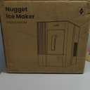Gevi Adella Gemi Nugget Ice Maker Countertop with 1 Gallon Side Tank,Chewable Ice Machine with Portable Ice Basket, 40 lbs in 24 Hours, Pellet Ice Machine with Self-Cleaning for Home Party