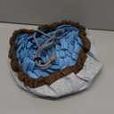 PET ARENA Snuffle Mat for Dogs - Adjustable Interactive Puzzle Toy for Large & Small Breed Slow Feeder for Mental Stimulation & Stress Relief Encourages Natural Foraging Ideal for Indoor & Outdoor Use (Blue)